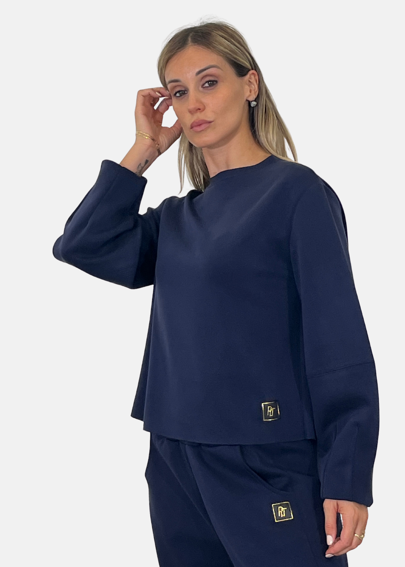 Felpa Donna Girocollo