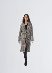 Cappotto con collo a revers