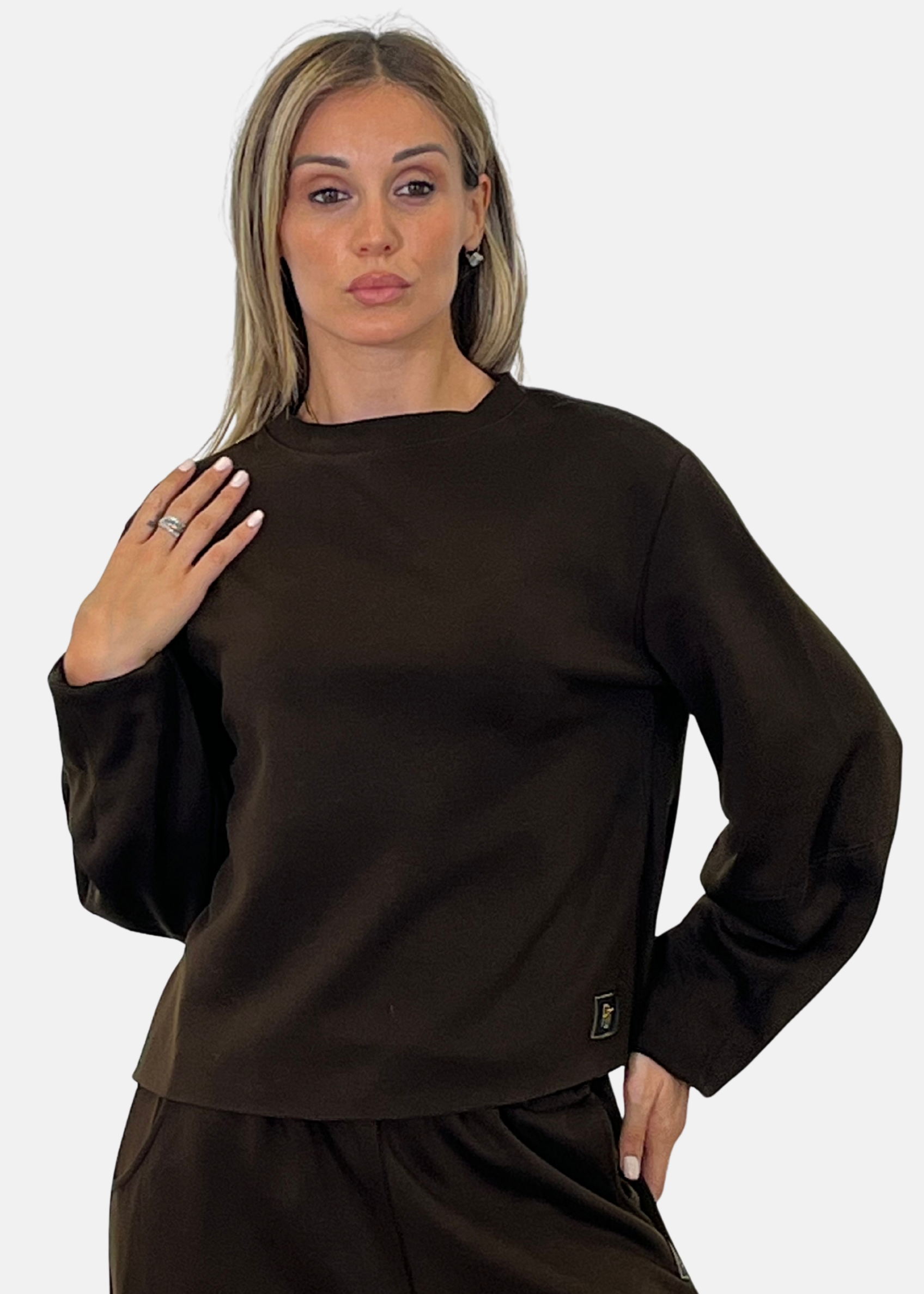 Felpa Donna Girocollo