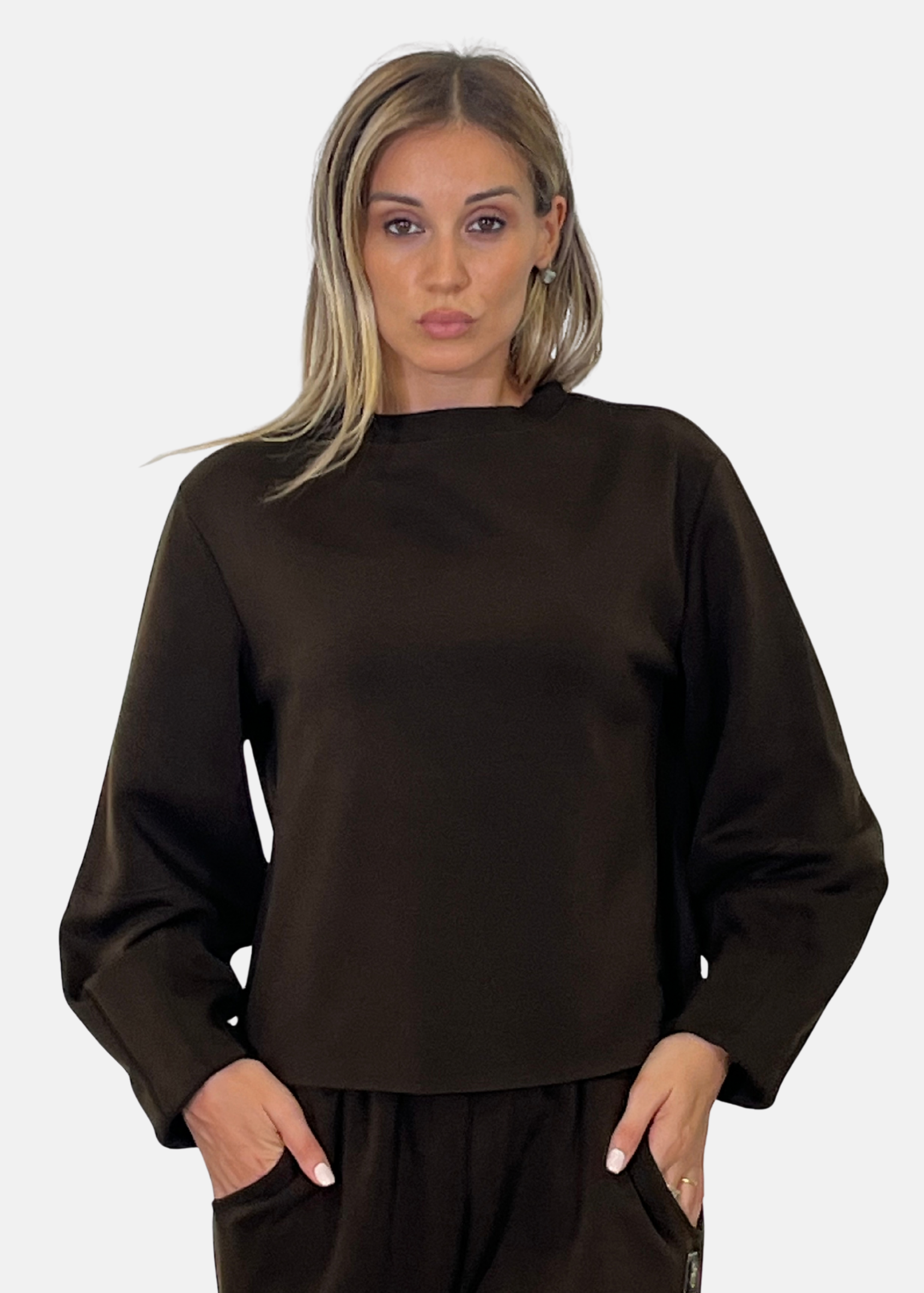 Felpa Donna Girocollo