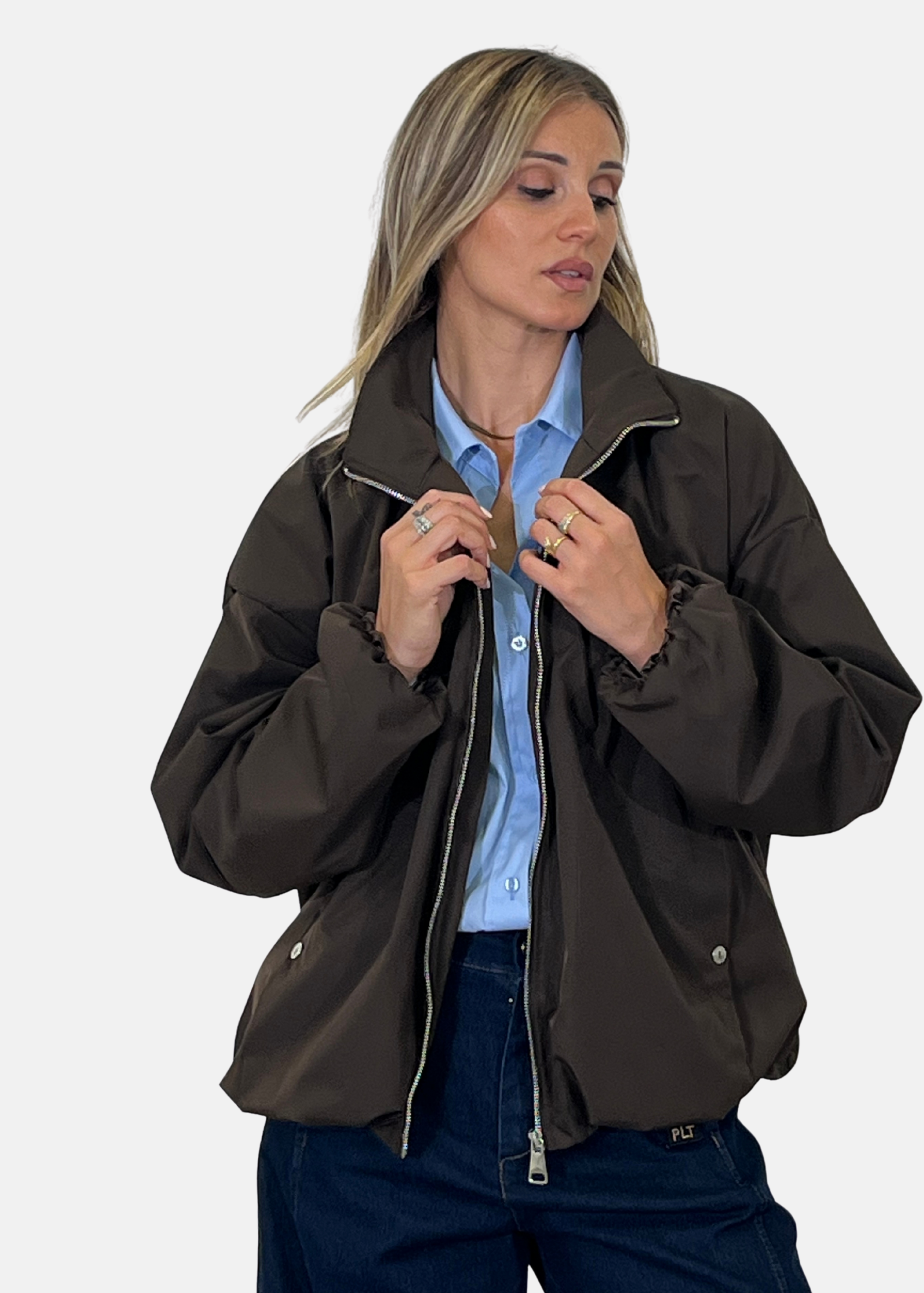 Bomber donna in nylon
