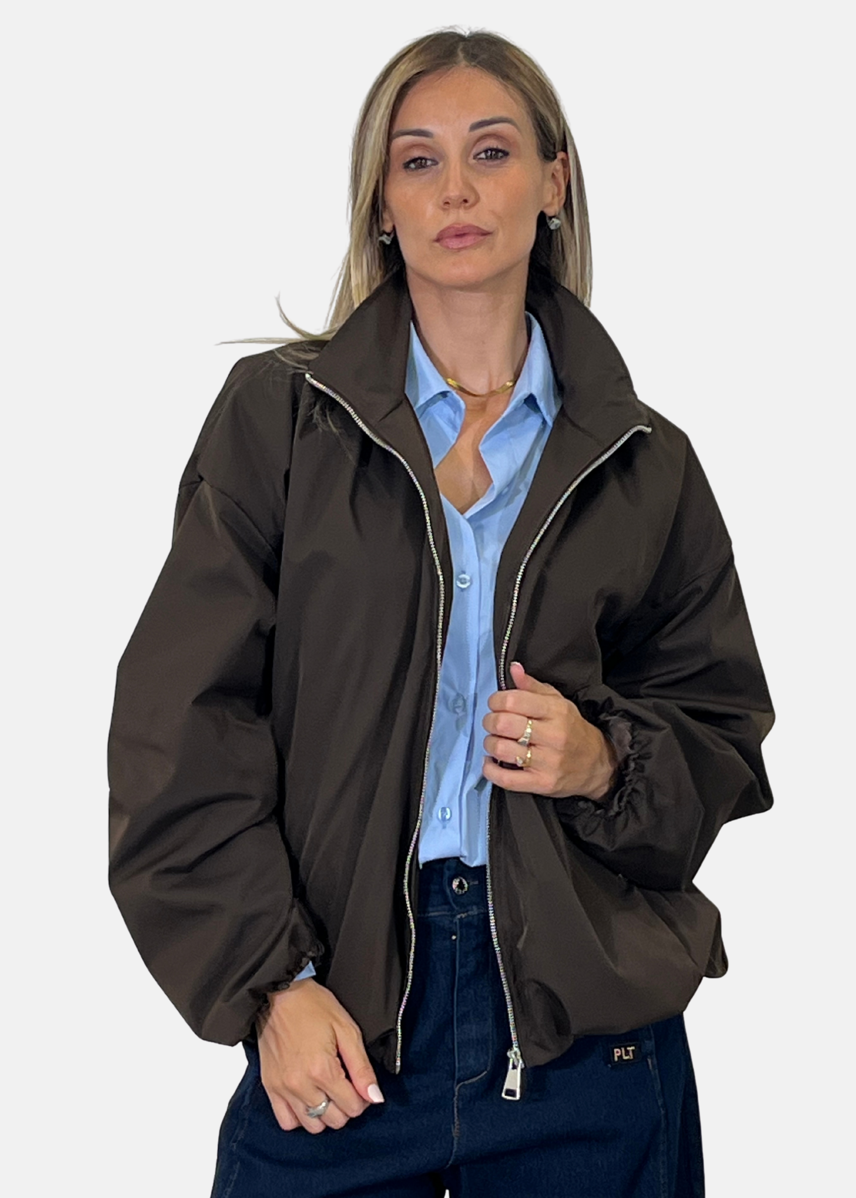 Bomber donna in nylon