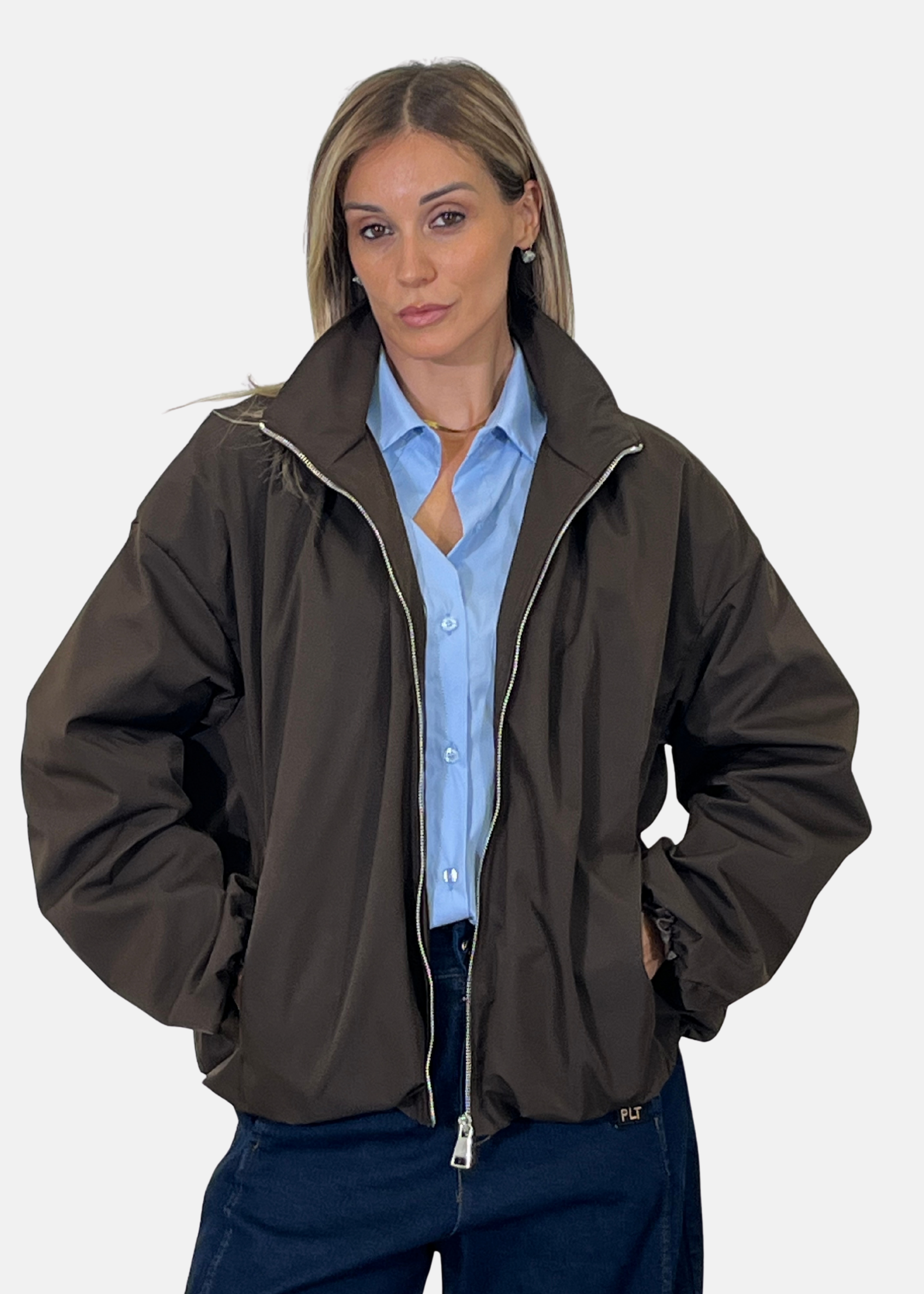 Bomber donna in nylon