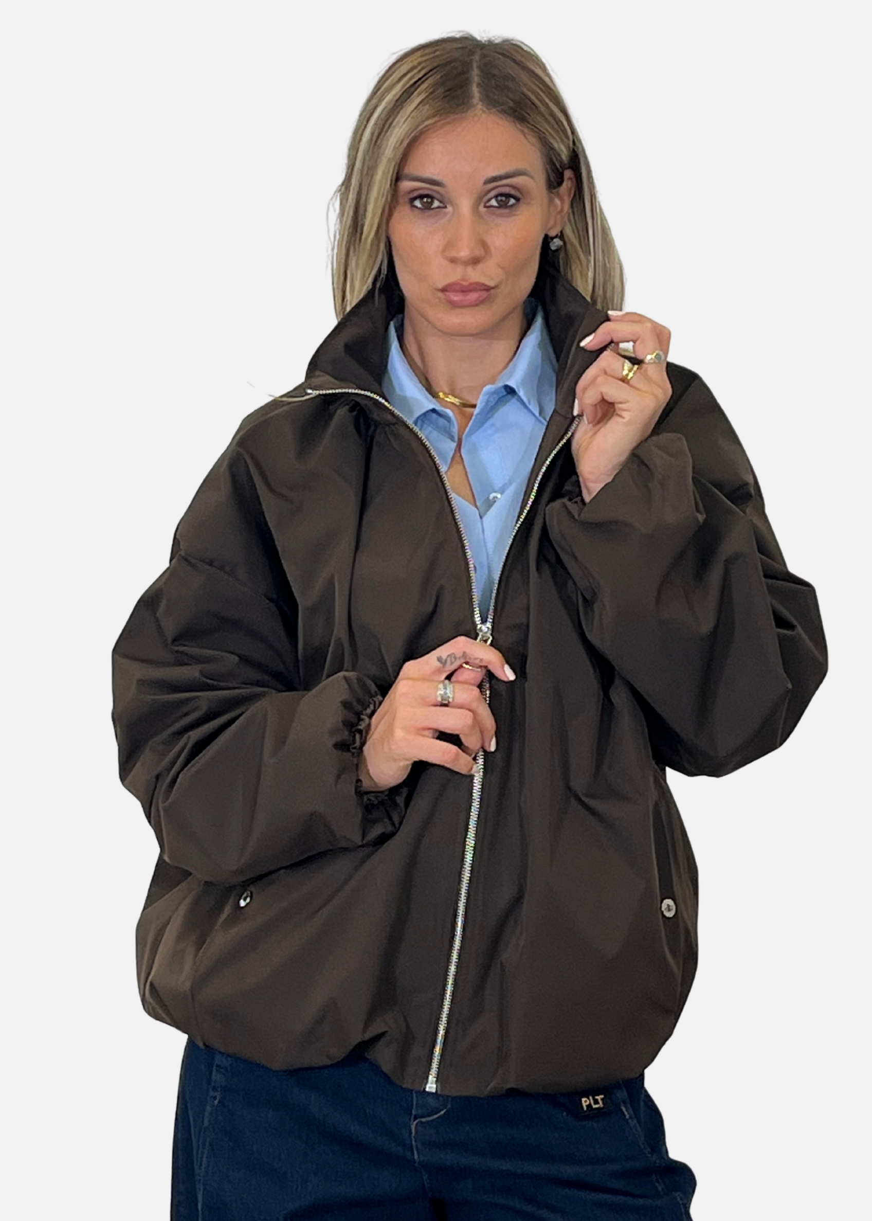 Bomber donna in nylon