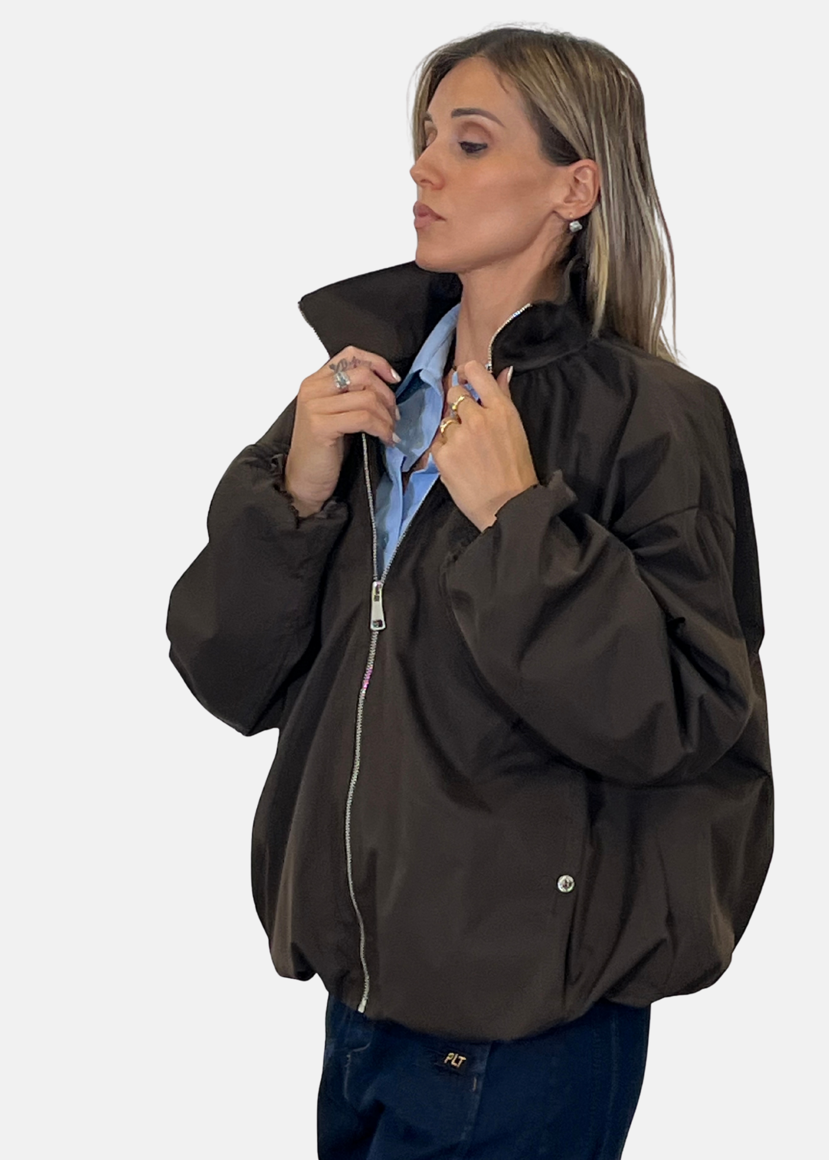 Bomber donna in nylon