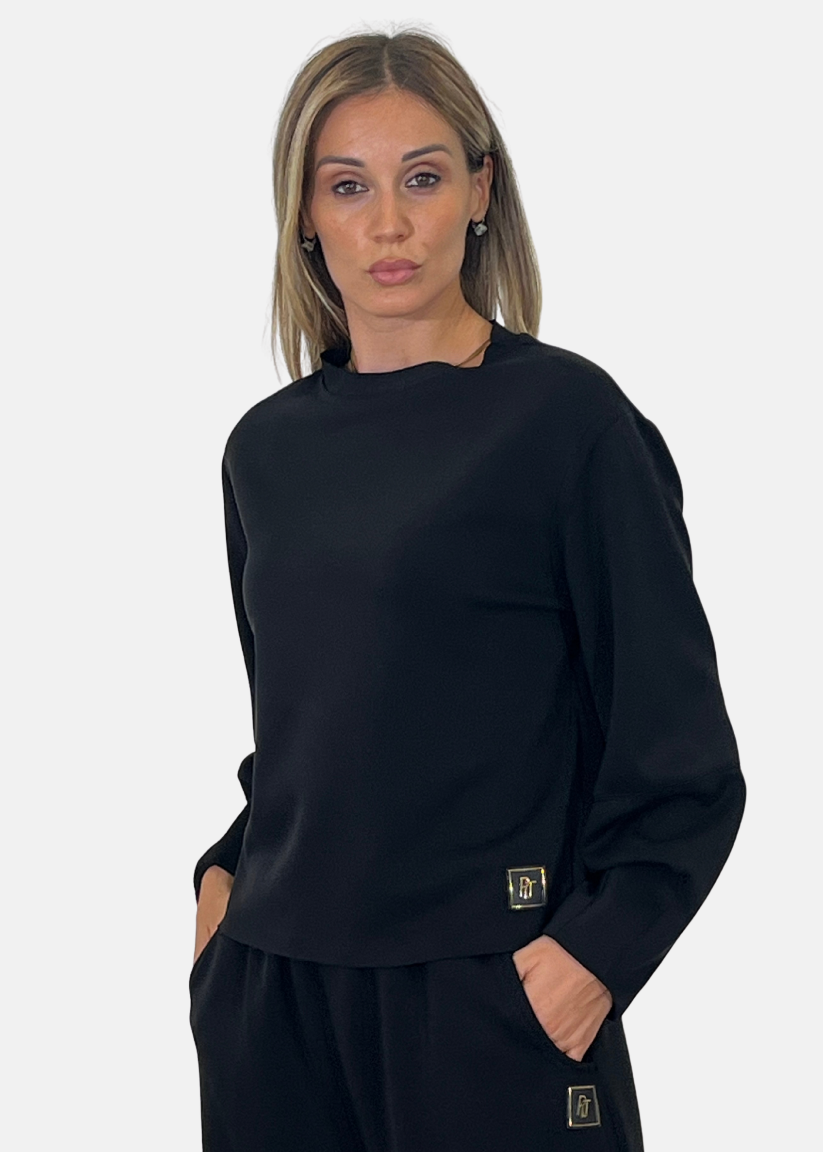 Felpa Donna Girocollo