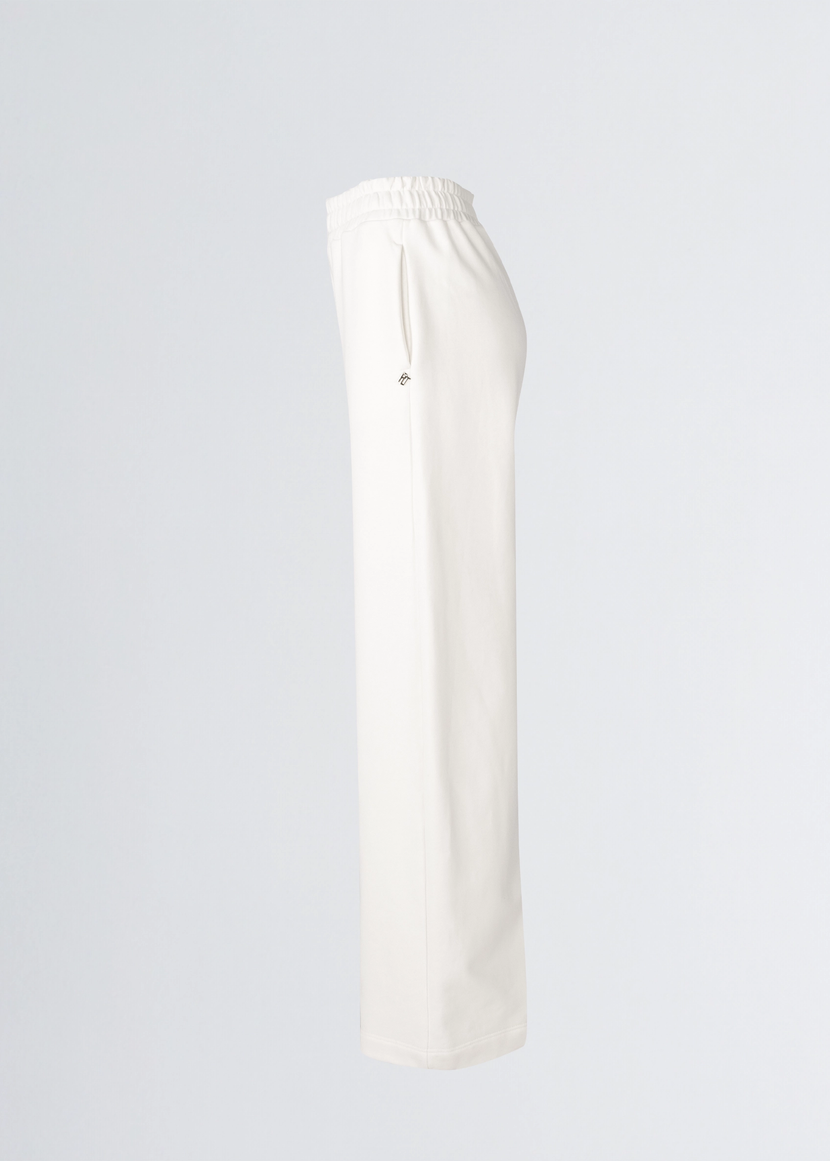 Pantalone palazzo in cotone stretch