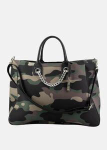 Shopper in neoprene camouflage