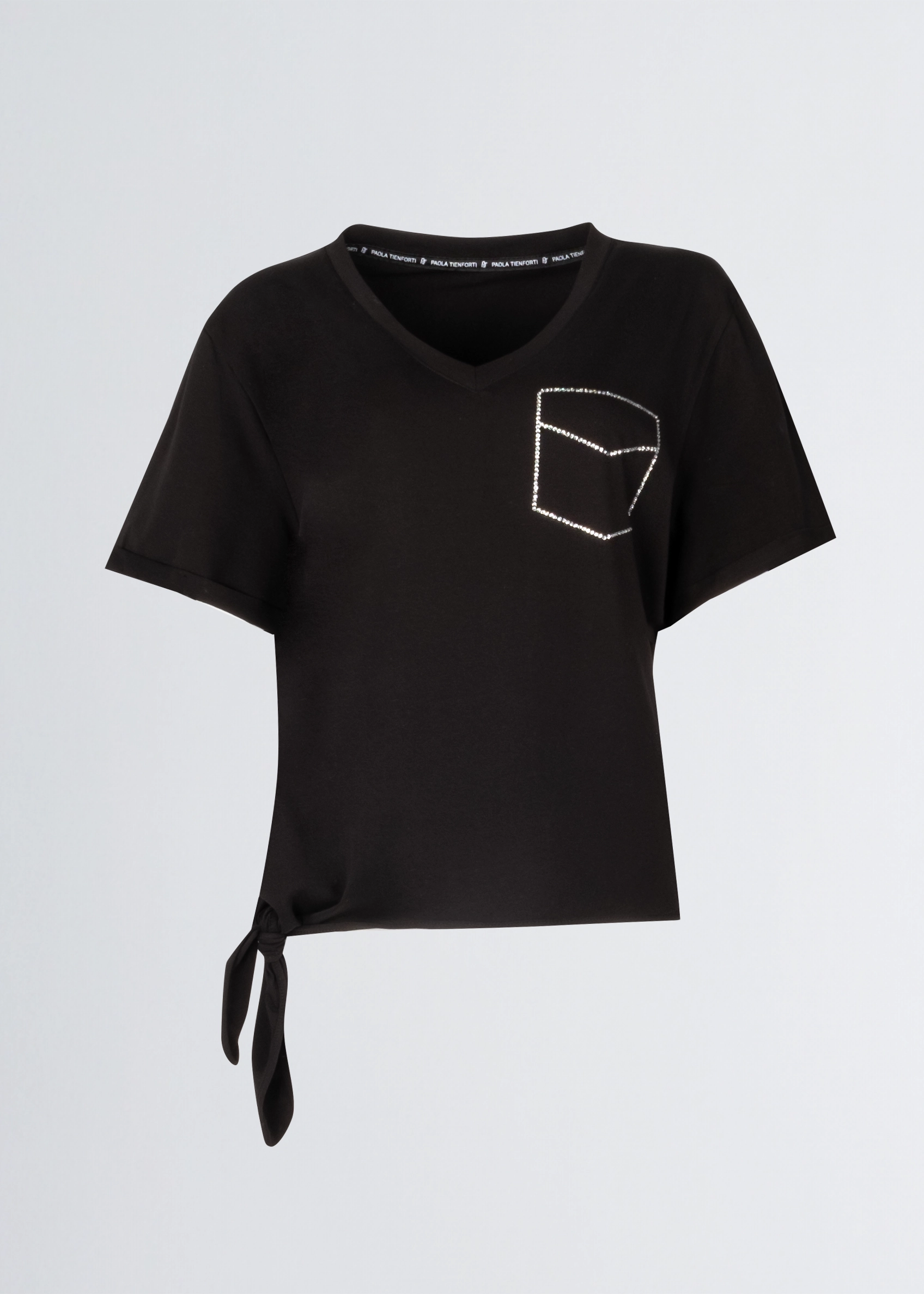 Paola T. T-Shirt in cotone stretch