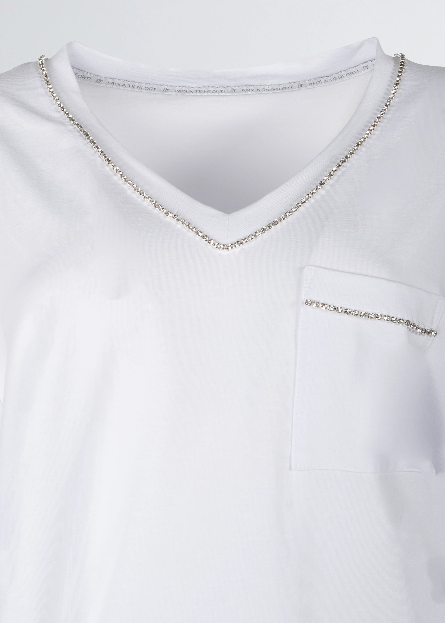 T-Shirt in cotone stretch